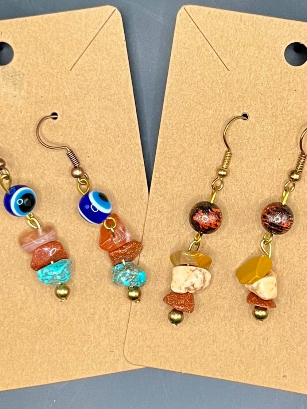 Crystal Earring Set #6 - Autumnal Harvest - Leo Taurus Sagittarius